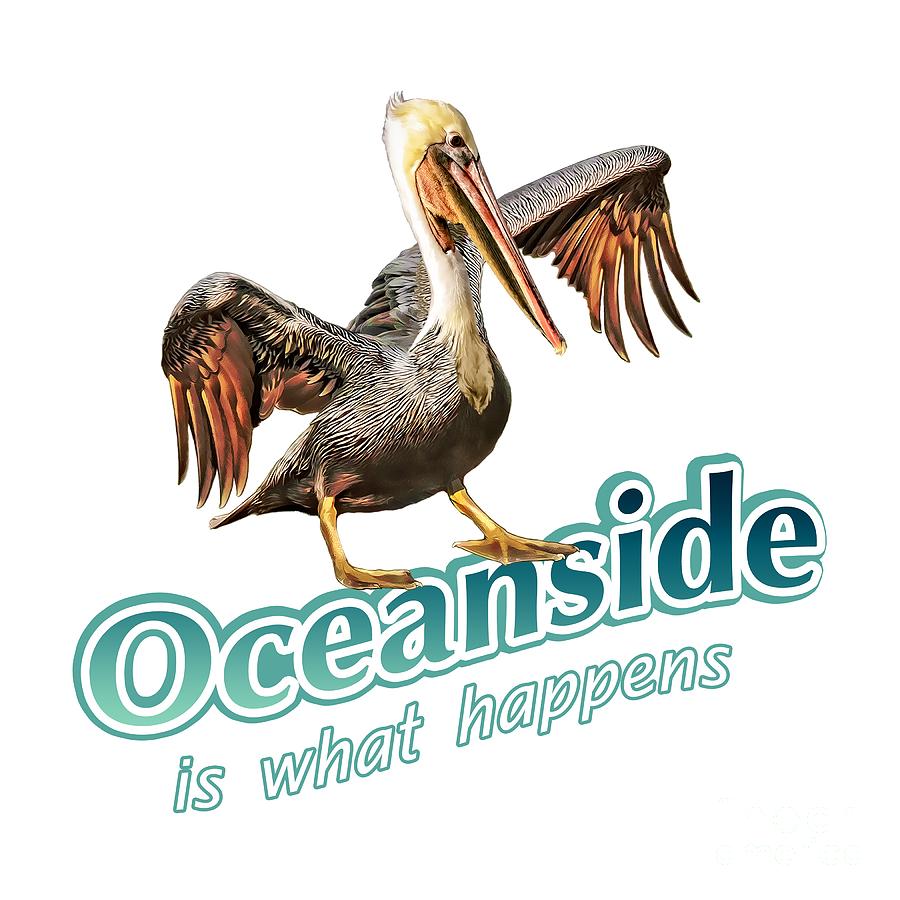 Oceanside is what happens Digital Art by Gabriele Pomykaj