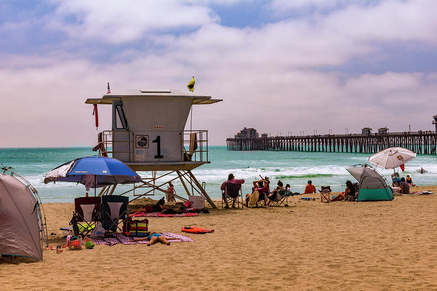 Oceanside Lifeguard Photograph by Bryant Coffey