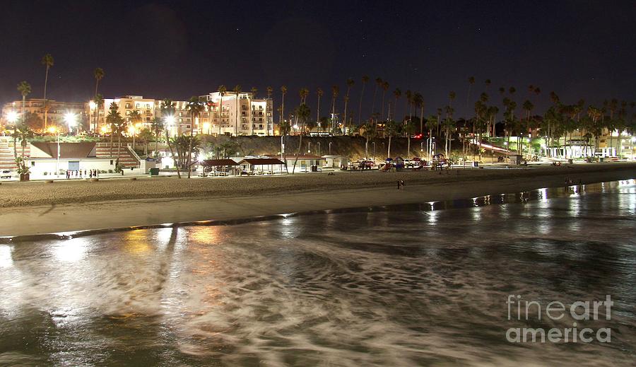 Oceanside Night Photograph by Suzanne Oesterling