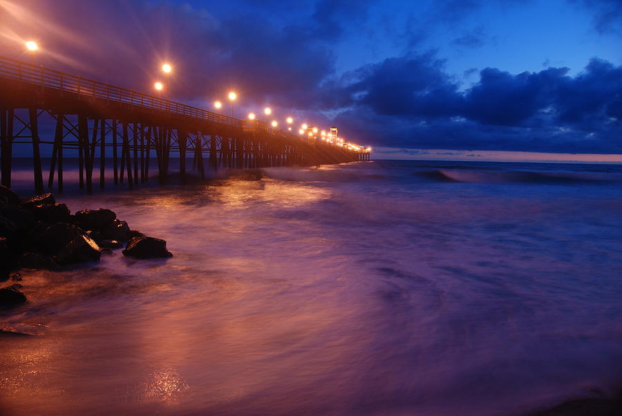 Oceanside Pier Colors Photograph by Kelly Wade