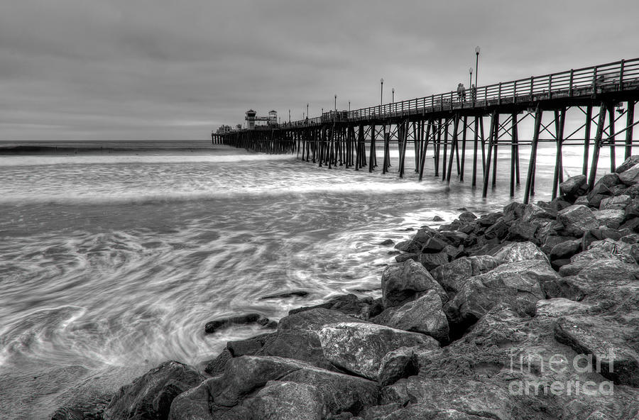 Oceanside Pier Photograph by Eddie Yerkish