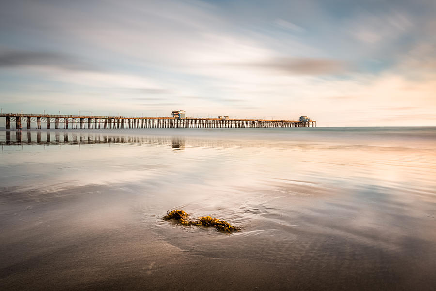 Oceanside Pier Pastels Photograph by Alexander Kunz