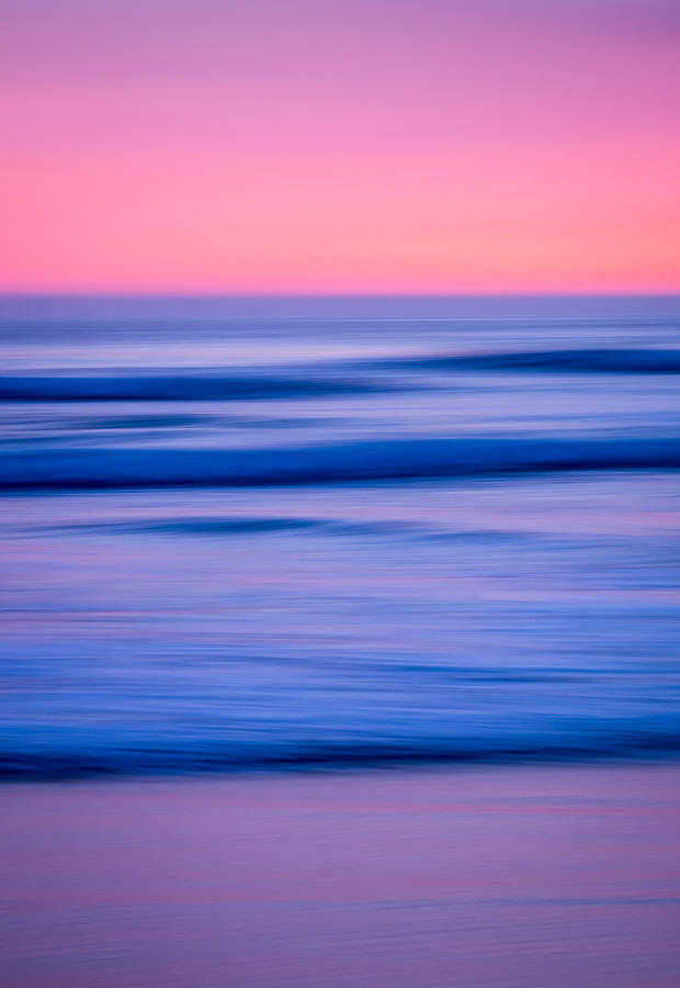 Oceanside Sunset #1 - Abstract Photograph Photograph by Duane Miller