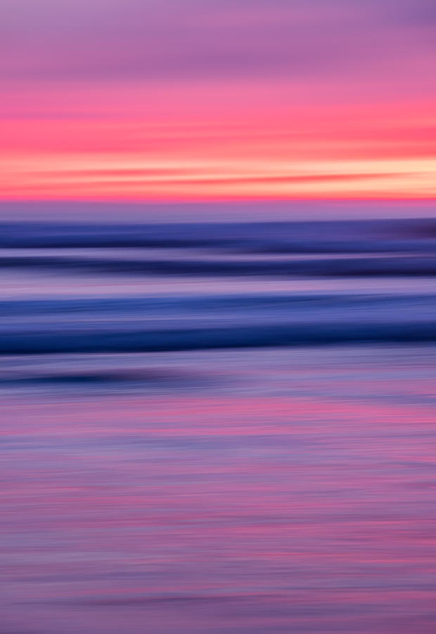 Oceanside Sunset #2 - Abstract Photograph Photograph by Duane Miller
