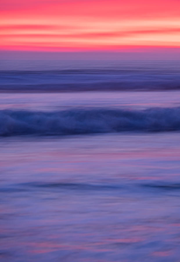 Sunset Photograph - Oceanside Sunset #3 - Abstract Photograph by Duane Miller