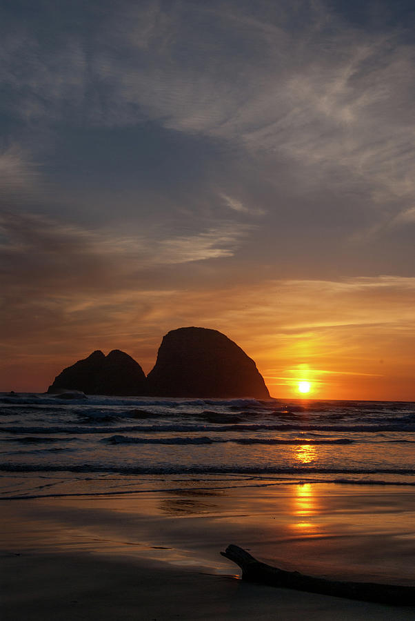 Oceanside Sunset #2 Photograph by Ken Dietz