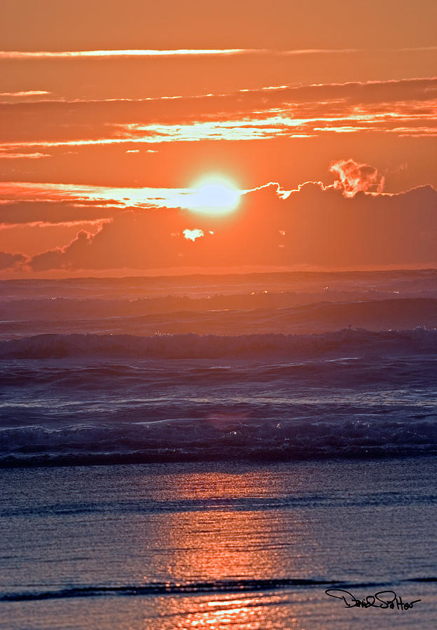 Oceanside Sunset Photograph by David Salter