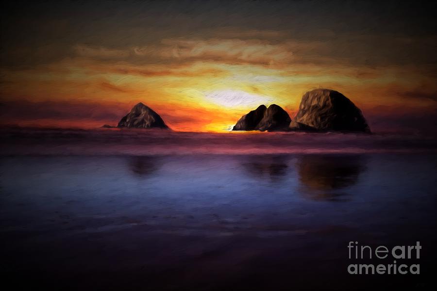 Oceanside Sunset Photograph by Jon Burch Photography