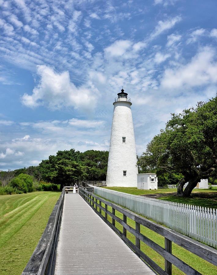 Ocracoke Lighthouse - Outer Banks Photograph by Brendan Reals