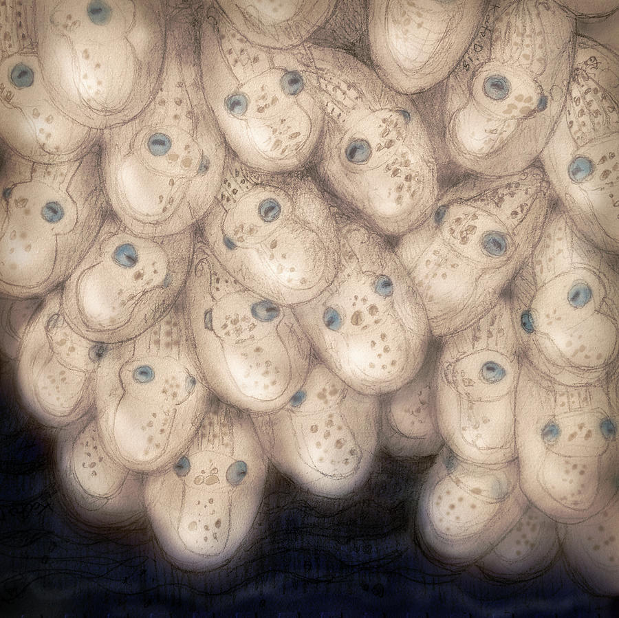 Egg Digital Art - Octo Hatchery by Kato D Egg Digital Art - Octo Hatchery by Kato D