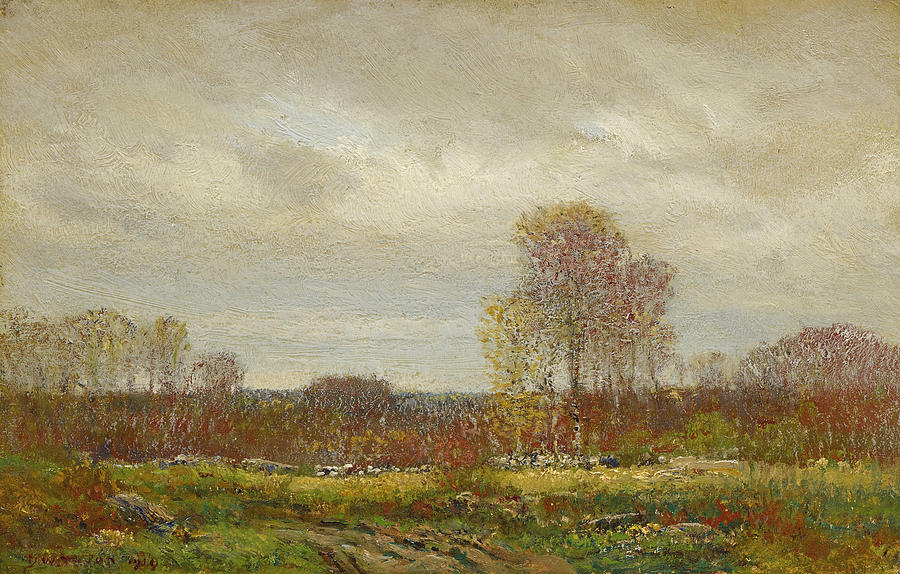 October Day Painting by Dwight William Tryon