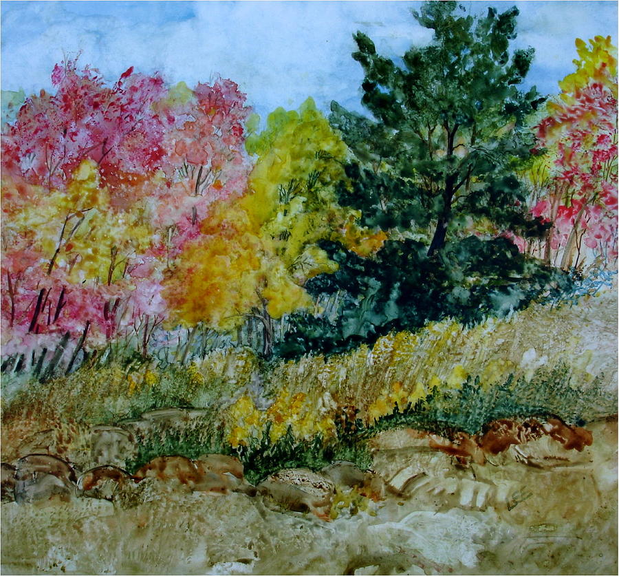October Day Painting by Pamela Lee