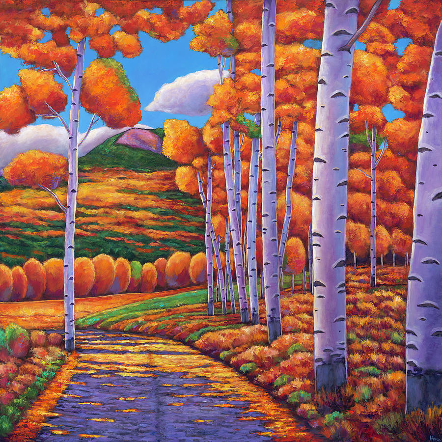 Landscape Painting - October Enclave by Johnathan Harris