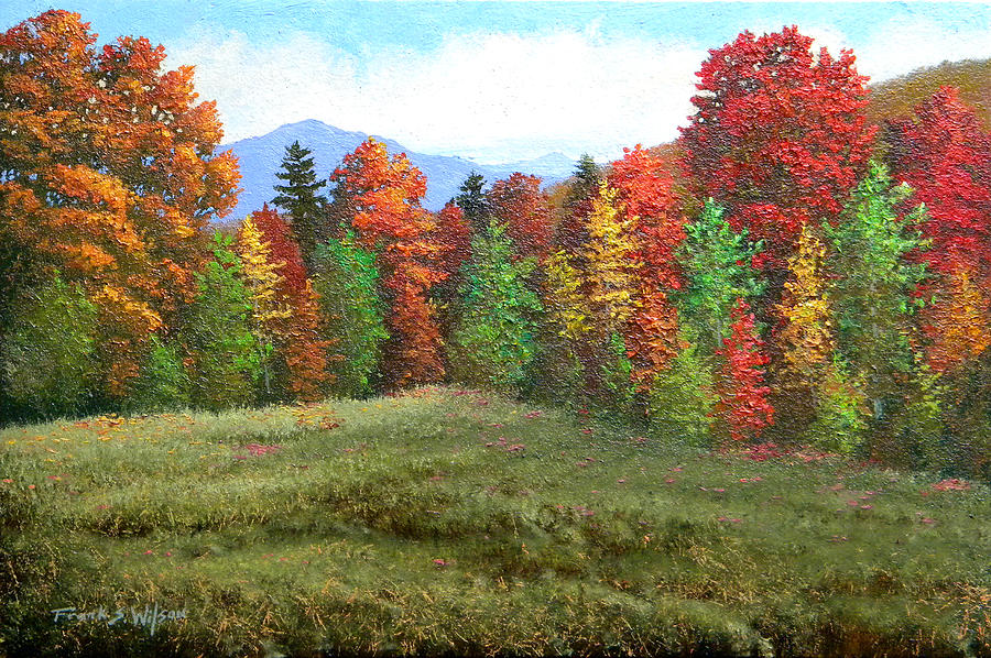 October Ending Painting by Frank Wilson
