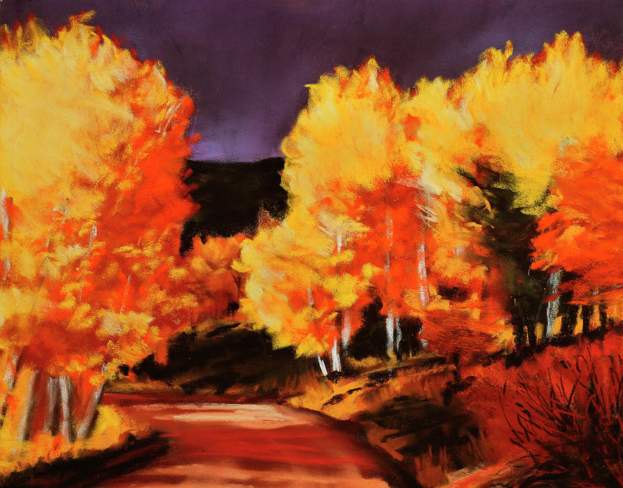 October Evening Painting by Sandi Snead