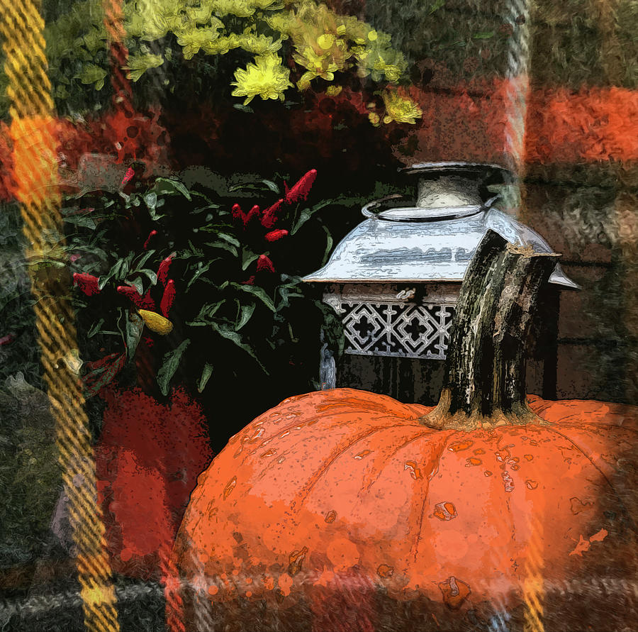 October Digital Art by Gina Harrison
