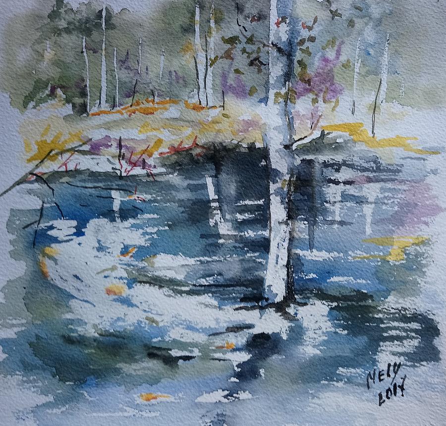 October  Painting by Nelya Pinchuk