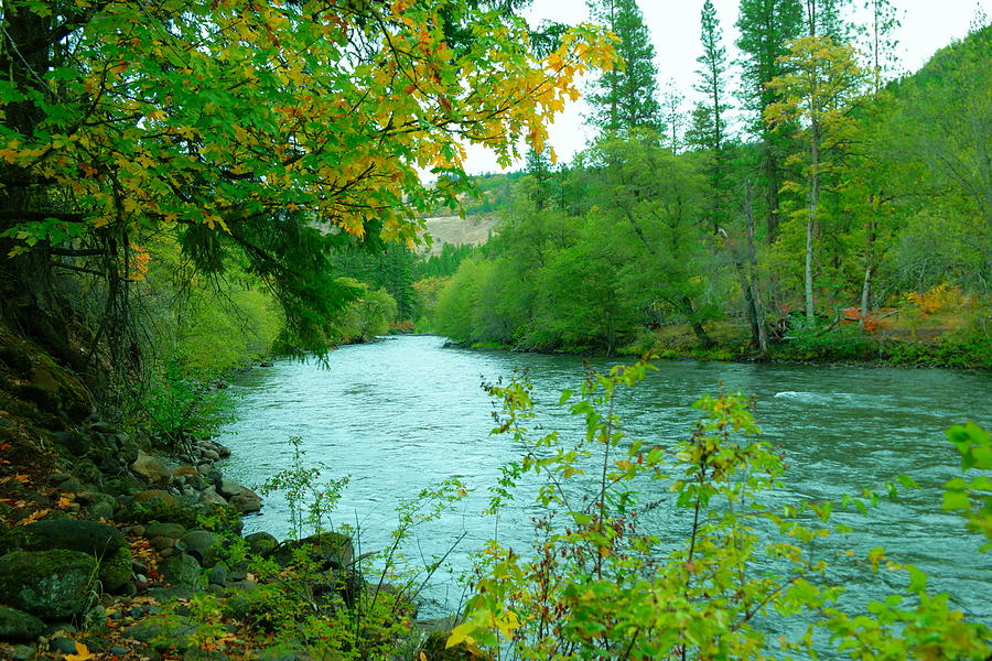 October on the Klickitat  Photograph by Jeff Swan