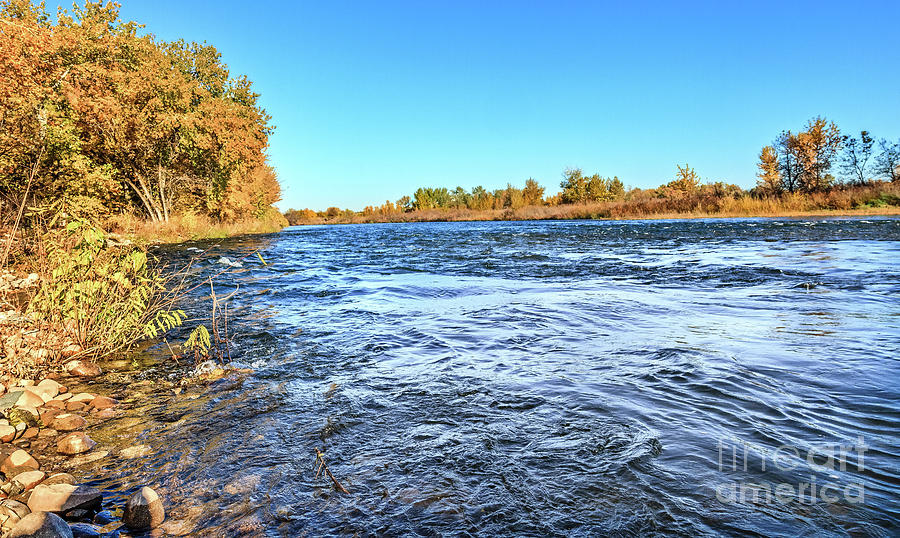 October On The Payette River Photograph by Robert Bales