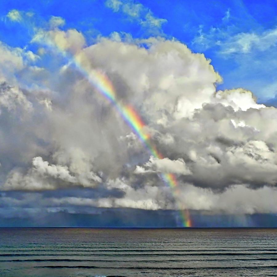 Rainbow Photograph - October Rainbow in Maui by Kirsten Giving