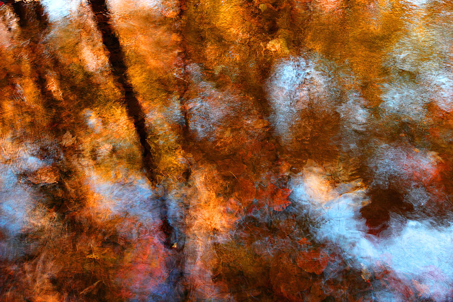 October Reflection Photograph by Mike Eingle