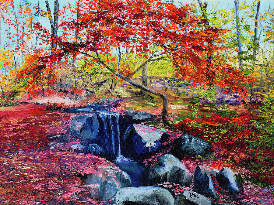Fall Colors Painting - October Riot by Terry R MacDonald Fall Colors Painting - October Riot by Terry R MacDonald
