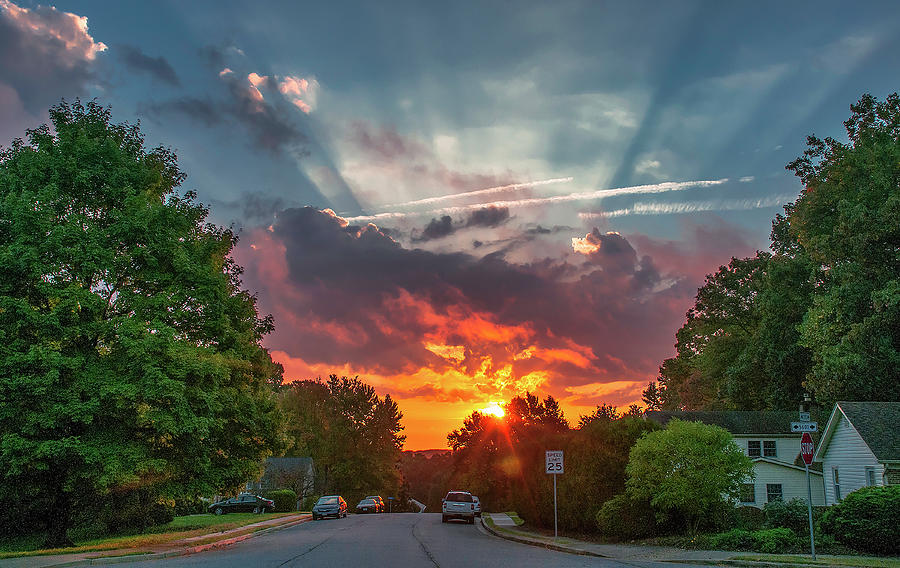 October Sunrise, Virginia Photograph by Jim Moore
