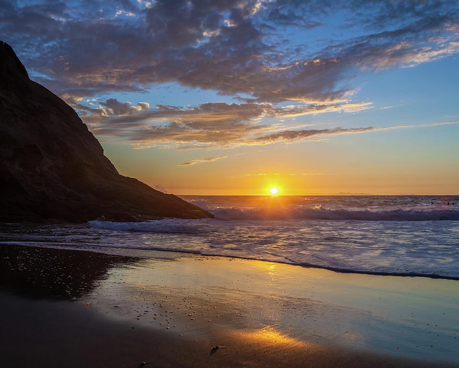 October Sunset Strands Beach Photograph by Cliff Wassmann