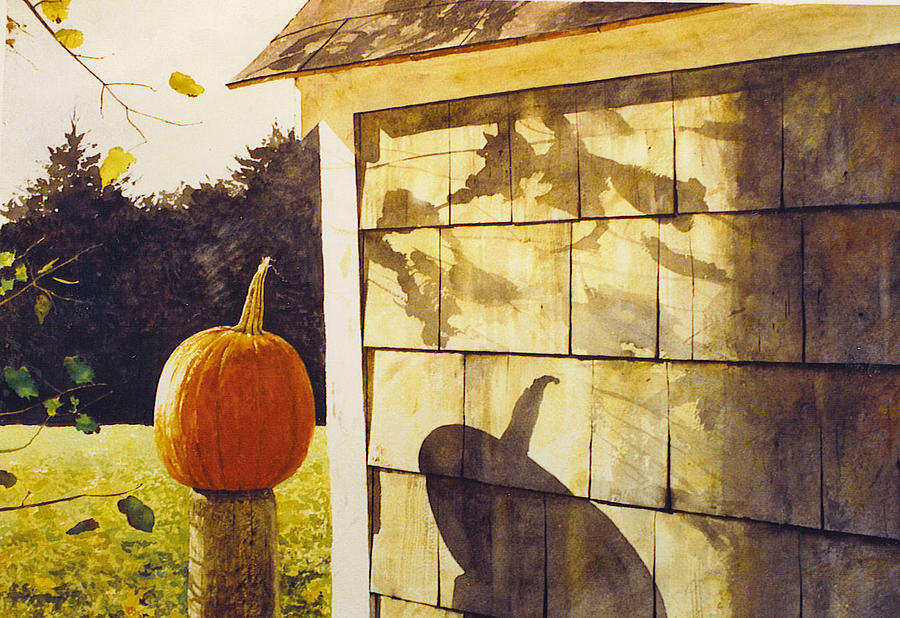 Halloween Painting - October by Tyler Ryder