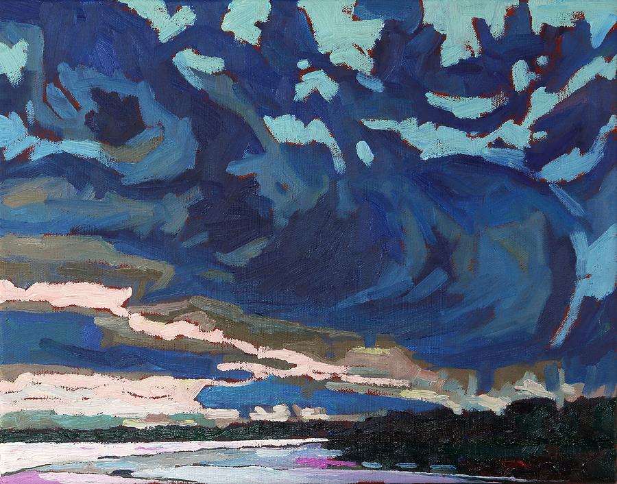 October Virga Painting by Phil Chadwick