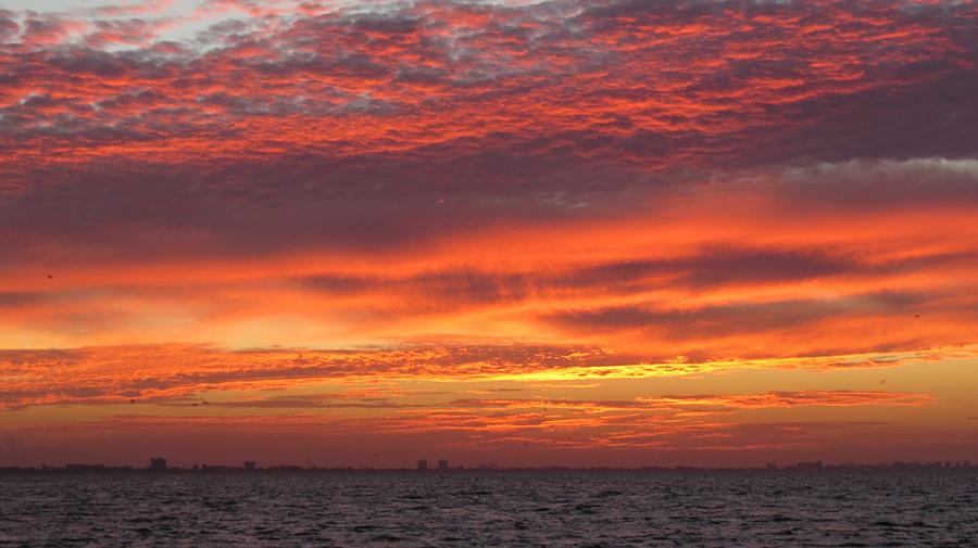 Octobers Sunrise on Sanibel Island Photograph by Melinda Saminski