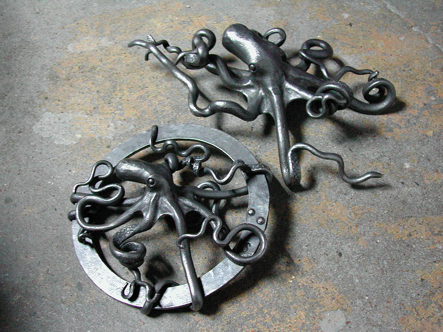 Octopi Sculpture by Kirk Sullens