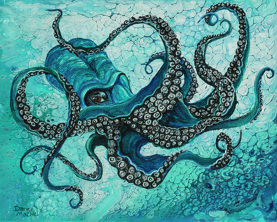 Octopus Painting by Darice Machel McGuire