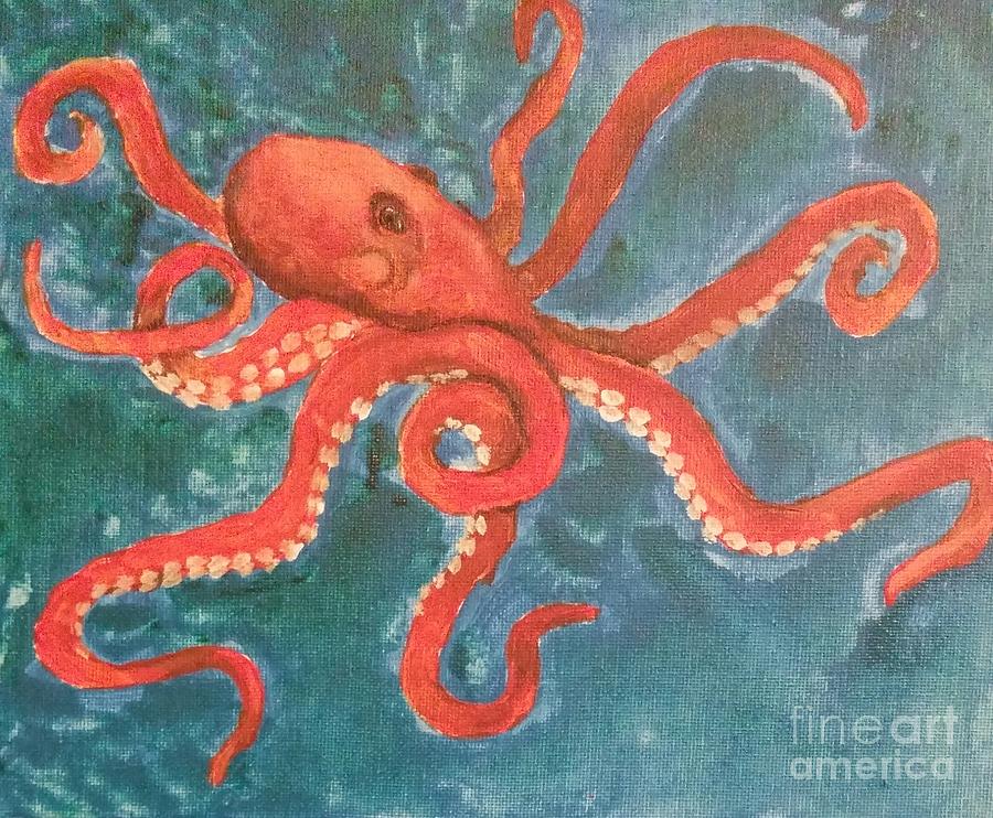 Octopus Painting by Heather James - Fine Art America