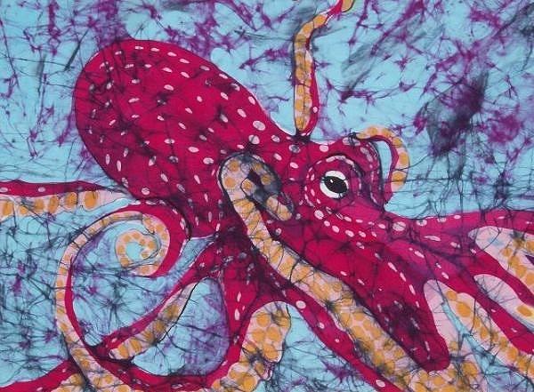 Octopus  Tapestry - Textile by Kay Shaffer