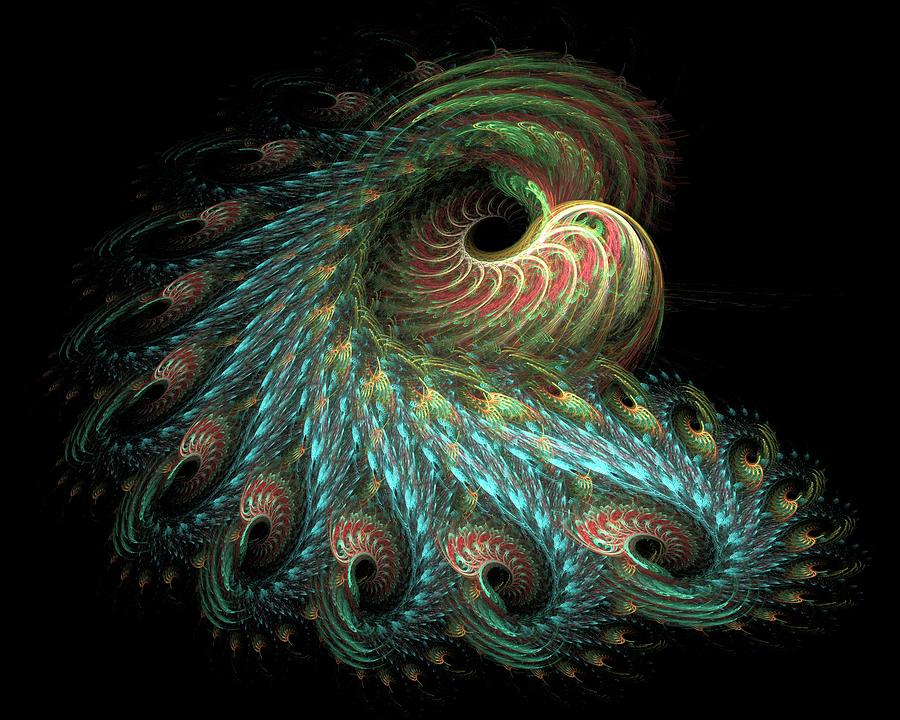 Octopus Digital Art by Rick Chapman