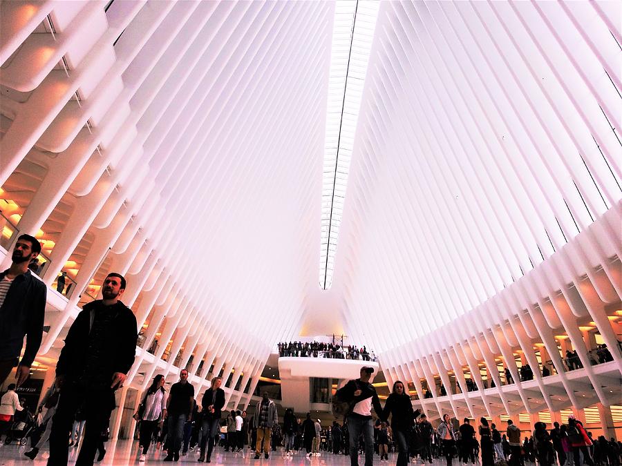 Oculus crowds in New York  Photograph by Funkpix Photo Hunter