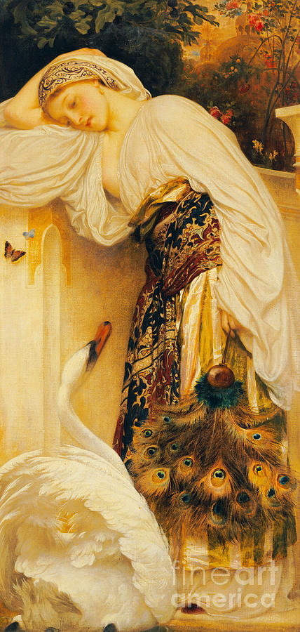 Portrait Painting - Odalisque by Frederic Leighton