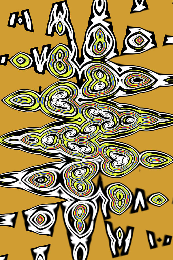 Odd Eight Drawing Abstract Digital Art by Tom Janca