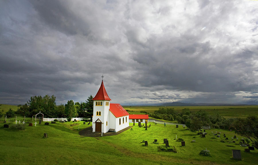 Historic Oddi Church, Iceland Photograph