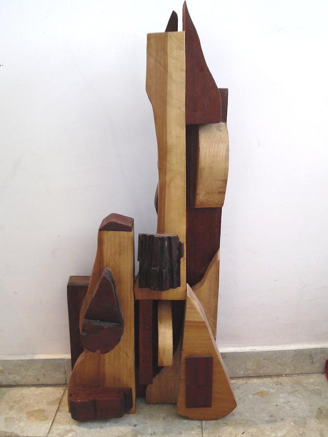 Abstract Sculpture - Ode to a Guitar by Esther Newman-Cohen
