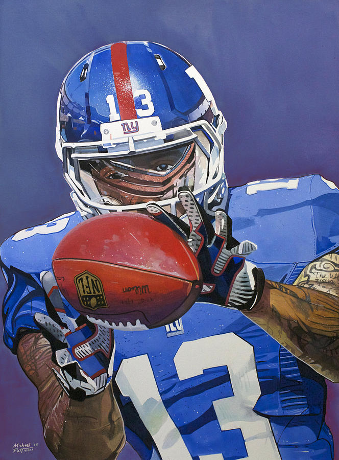 Odell Beckham Jr. Catch New York Giants Painting by Michael Pattison - Fine  Art America