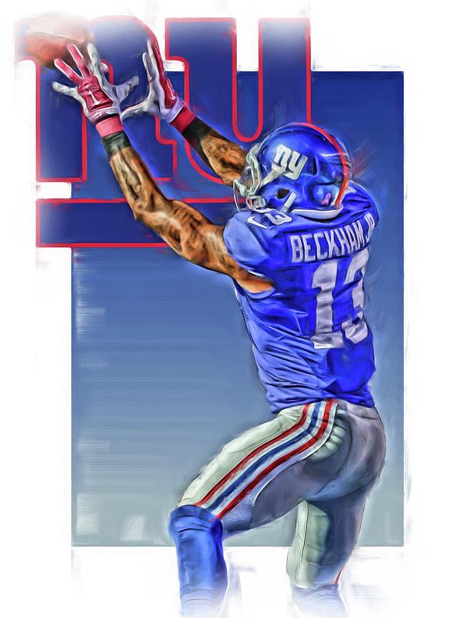  Odell Beckham Jr New York Giants Blue Youth NFL Player