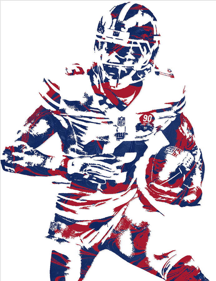 Odell Beckham Jr NEW YORK GIANTS OIL ART Youth T-Shirt by Joe Hamilton -  Pixels