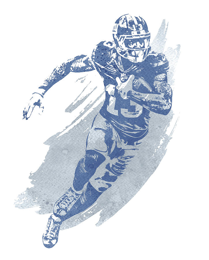 Odell Beckham Jr NEW YORK GIANTS OIL ART Youth T-Shirt by Joe Hamilton -  Pixels