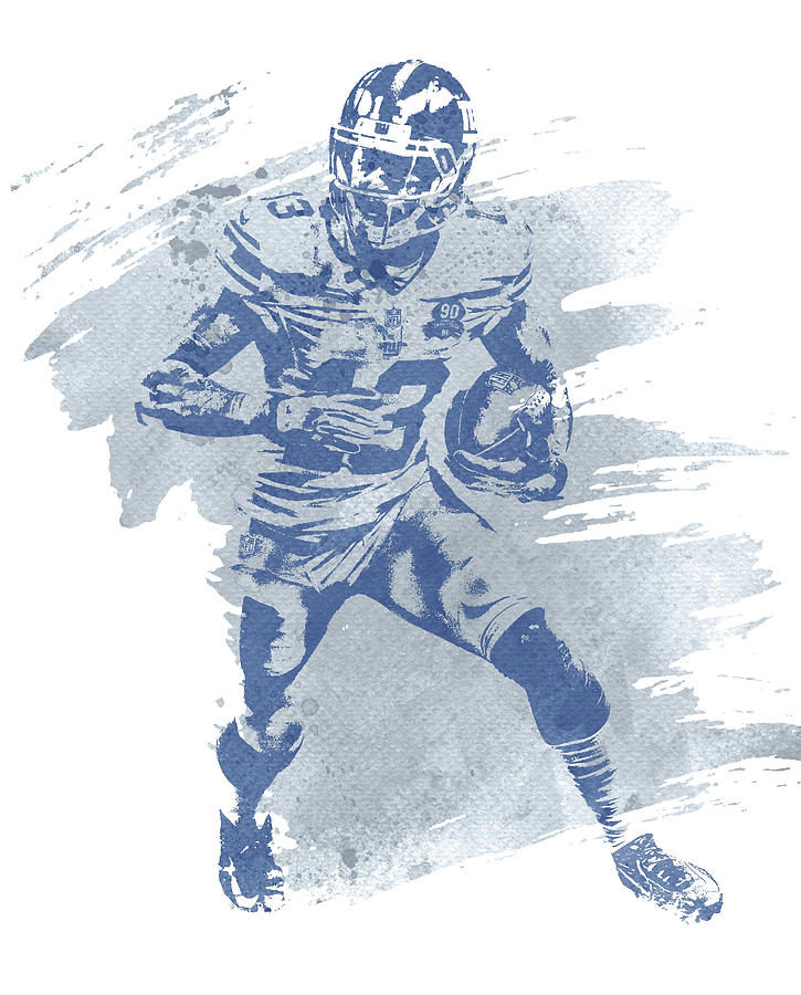 Odell Beckham Jr NEW YORK GIANTS OIL ART Youth T-Shirt by Joe Hamilton -  Pixels