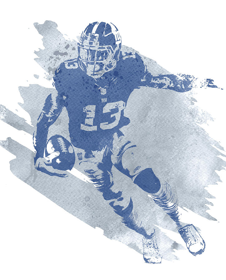 Odell Beckham Jr NEW YORK GIANTS OIL ART Youth T-Shirt by Joe Hamilton -  Pixels