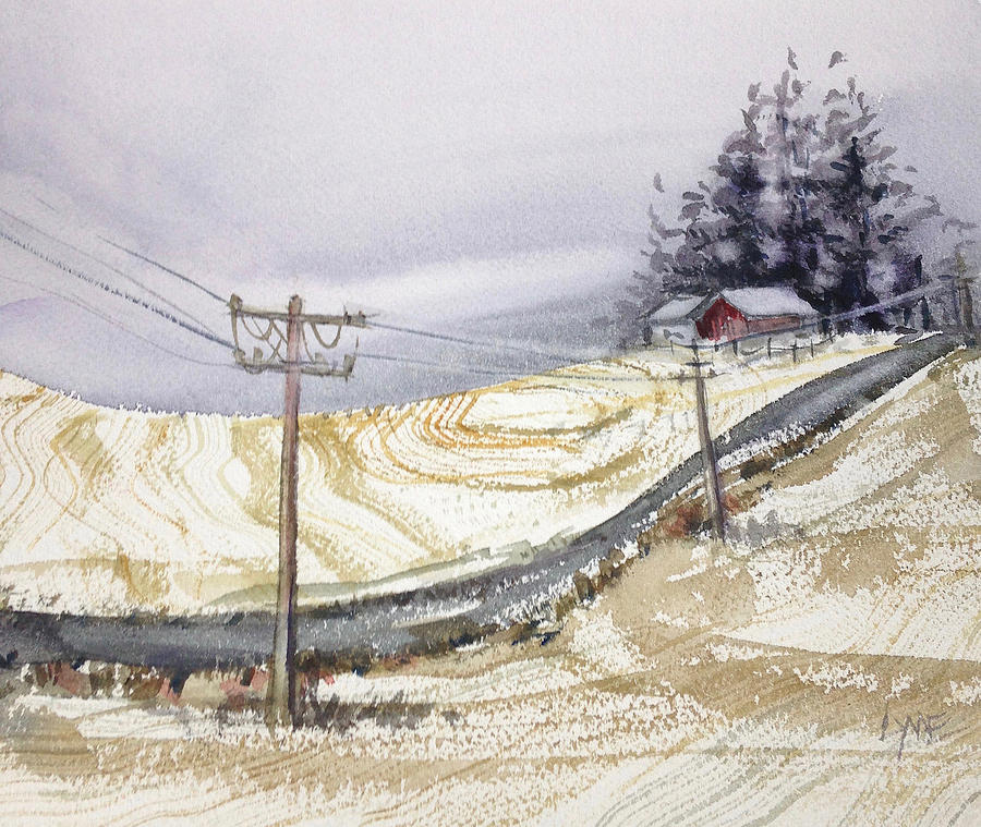 Odell Road Painting by Lynne Haines