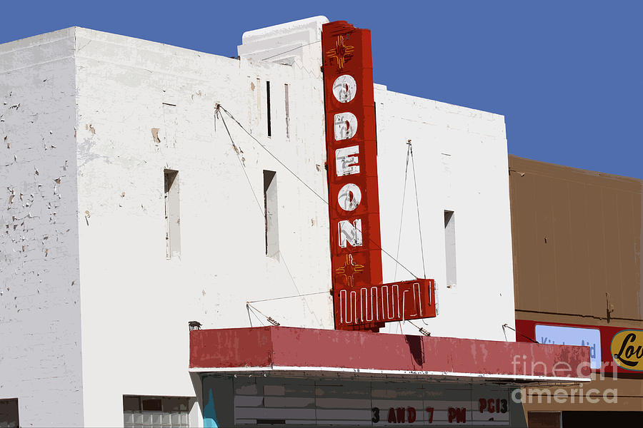 Odeon Theater in Tucumcari Photograph by Catherine Sherman