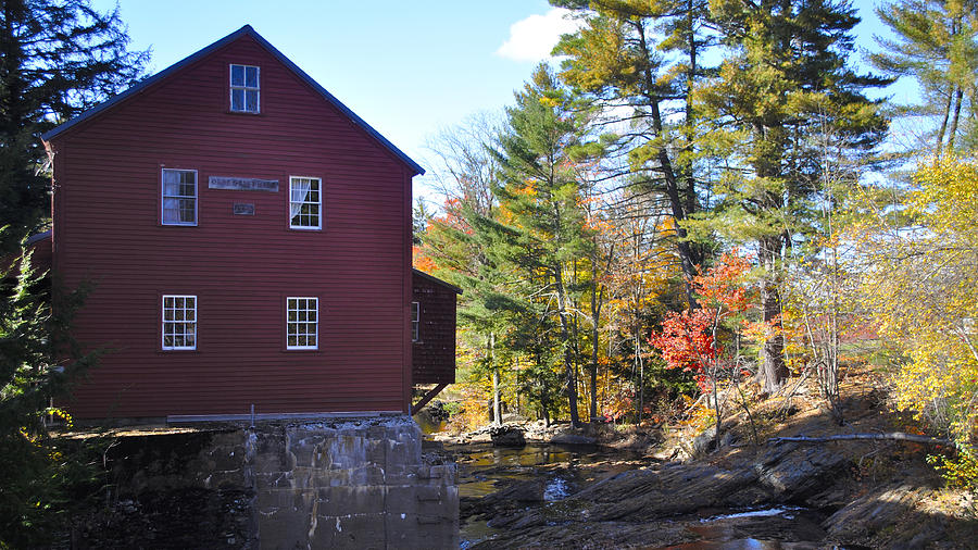 Fall Photograph - Odle Grist Mill by Jim Brage